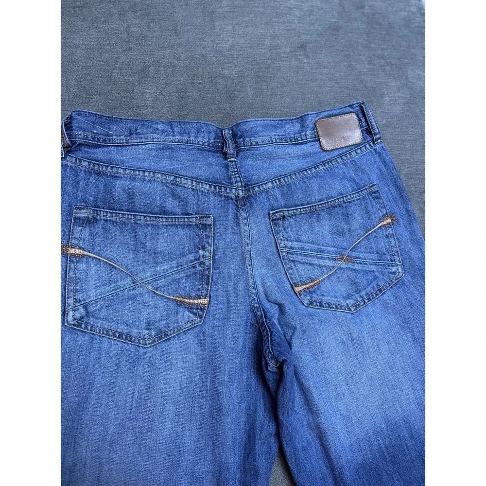 Ecko Unltd Mens Jeans 32x32 Standard Fit Blue Straight Baggy Y2K Hip Hop Denim